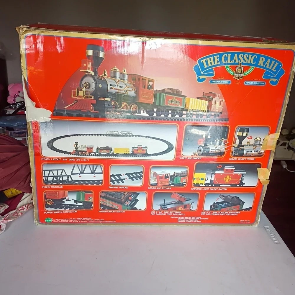 The Classic Kids Train Set - Red, Yellow, Green